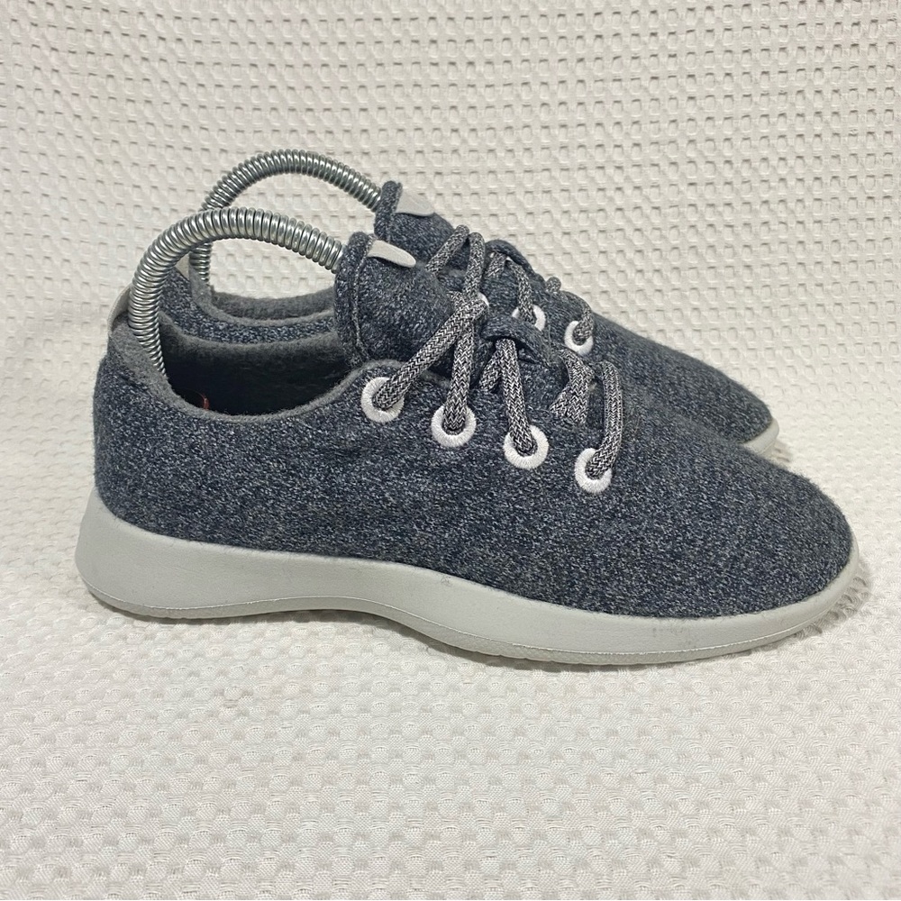 Allbirds Wool Runners WR Charcoal Grey Comfort Shoes Sneakers; Women's Size 7